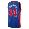 Maillot Basket Homme Detroit Pistons Bojan Bogdanovic 44 2022-23 Nike Icon Edition Bleu Swingman